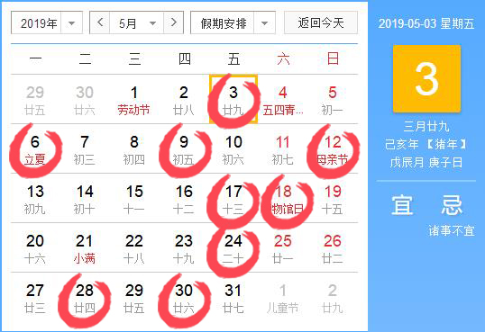 2019年5月哪天适合搬家,2019年5月适合搬家的黄道吉日